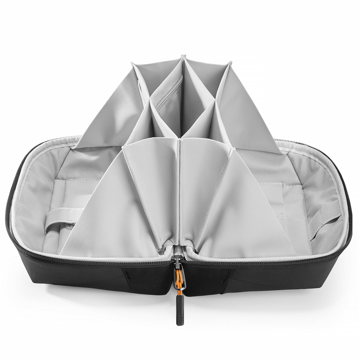 ガジェットポーチ 180°開口デザイン トラベルポーチ 大容量 ガジェットポーチ 180°開口デザイン トラベルポーチ 大容量