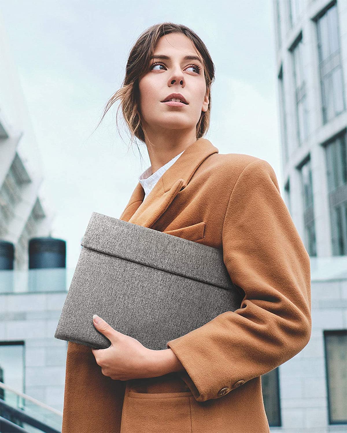 12.3-13インチ MacBook Air/Pro Surface Pro X/7/6/5/4/3  12.9 iPad Pro、XPS ラップトップスリーブ LC1303 dark gray - Inateckバックパックジャパン