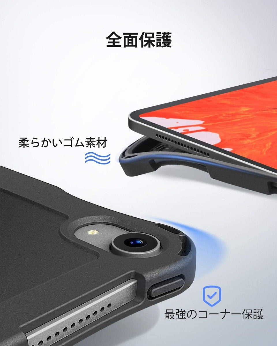Inateck iPad Pro 12.9 対応キーボードケース 2018 第3世代専用 キックスタンド付き、取り外し可能、KB02010 - Inateckバックパックジャパン