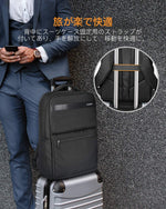 画像をギャラリービューアに読み込む, 25L ビジネスリュック 15.6インチ バックパック通勤 出張 用 ラップトップ大容量 YKKジッパー 軽い贅沢 BP02004, Black - Inateckバックパックジャパン
