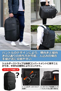 40L 17インチキャリーオン トラベルバック BP03001，black - Inateckバックパックジャパン
