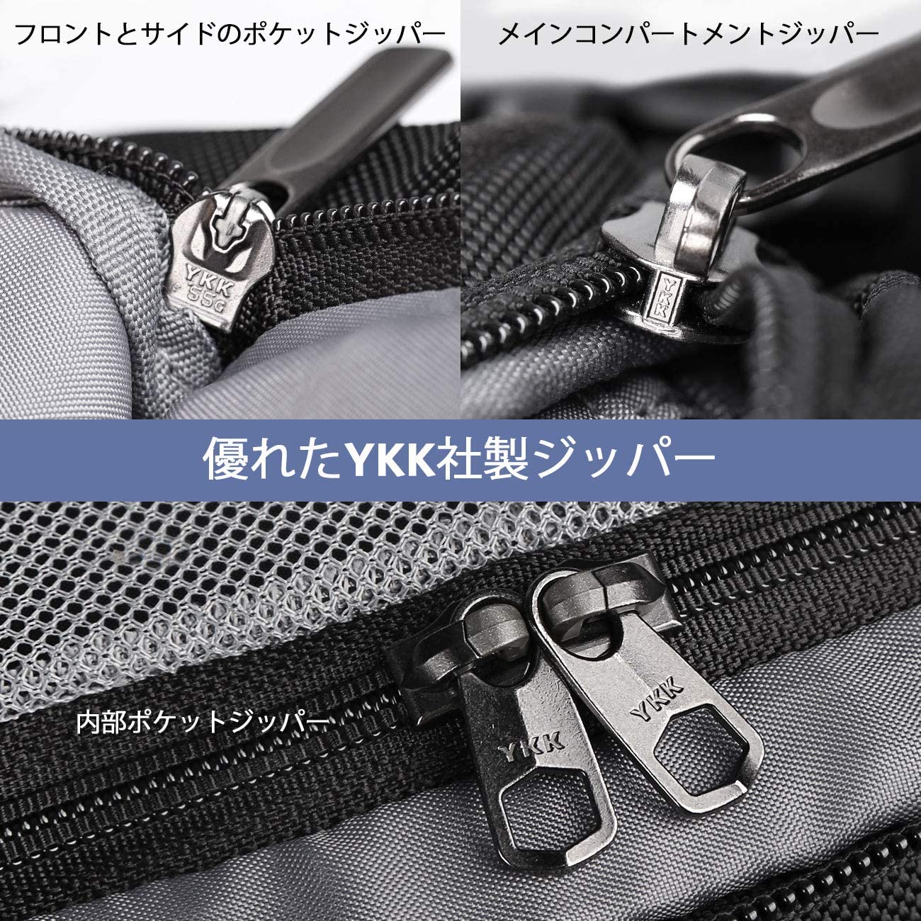 40L-44L 15.6/17/17.3インチラップトップ BP03003，black - Inateckバックパックジャパン