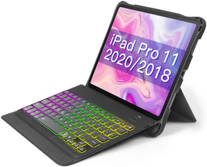 iPad Pro 11 キーボードケース 第1世代と第2世代対応、DIYバックライト付き、分離式、KB02005_black - Inateckバックパックジャパン