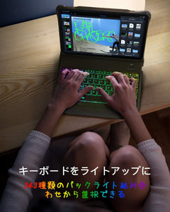 iPad Pro 11 キーボードケース 第1世代と第2世代対応、DIYバックライト付き、分離式、KB02005_black - Inateckバックパックジャパン