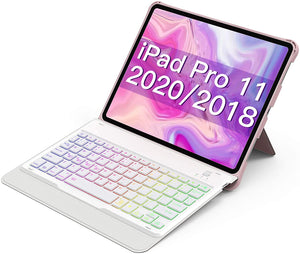 Inateck iPad Pro 11 キーボードケース 第1世代と第2世代対応、DIYバックライト付き、分離式、KB02005 pink - Inateckバックパックジャパン