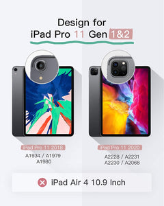 Inateck iPad Pro 11 キーボードケース 第1世代と第2世代対応、DIYバックライト付き、分離式、KB02005 pink - Inateckバックパックジャパン