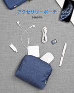 画像をギャラリービューアに読み込む, 13インチ /13インチ New MacBook Pro 2020-2016/Surface Pro X/7/6/5/4/3/12.9 iPad Pro 2020-2018 対応 PCインナーバッグ LB01004-13L，blue - Inateckバックパックジャパン
