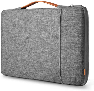 15.6インチ 360°超強保護 耐衝撃 ラップトップスリーブ キャリングケースPCバッグ LB02006-15，gray - Inateckバックパックジャパン
