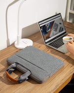 画像をギャラリービューアに読み込む, 13-13.3インチ MacBook Air/Pro Surface Pro X/7/6/5/4 /3 Surface Laptop/Surface Bookラップトップスリーブケース LB02008-13 gray - Inateckバックパックジャパン
