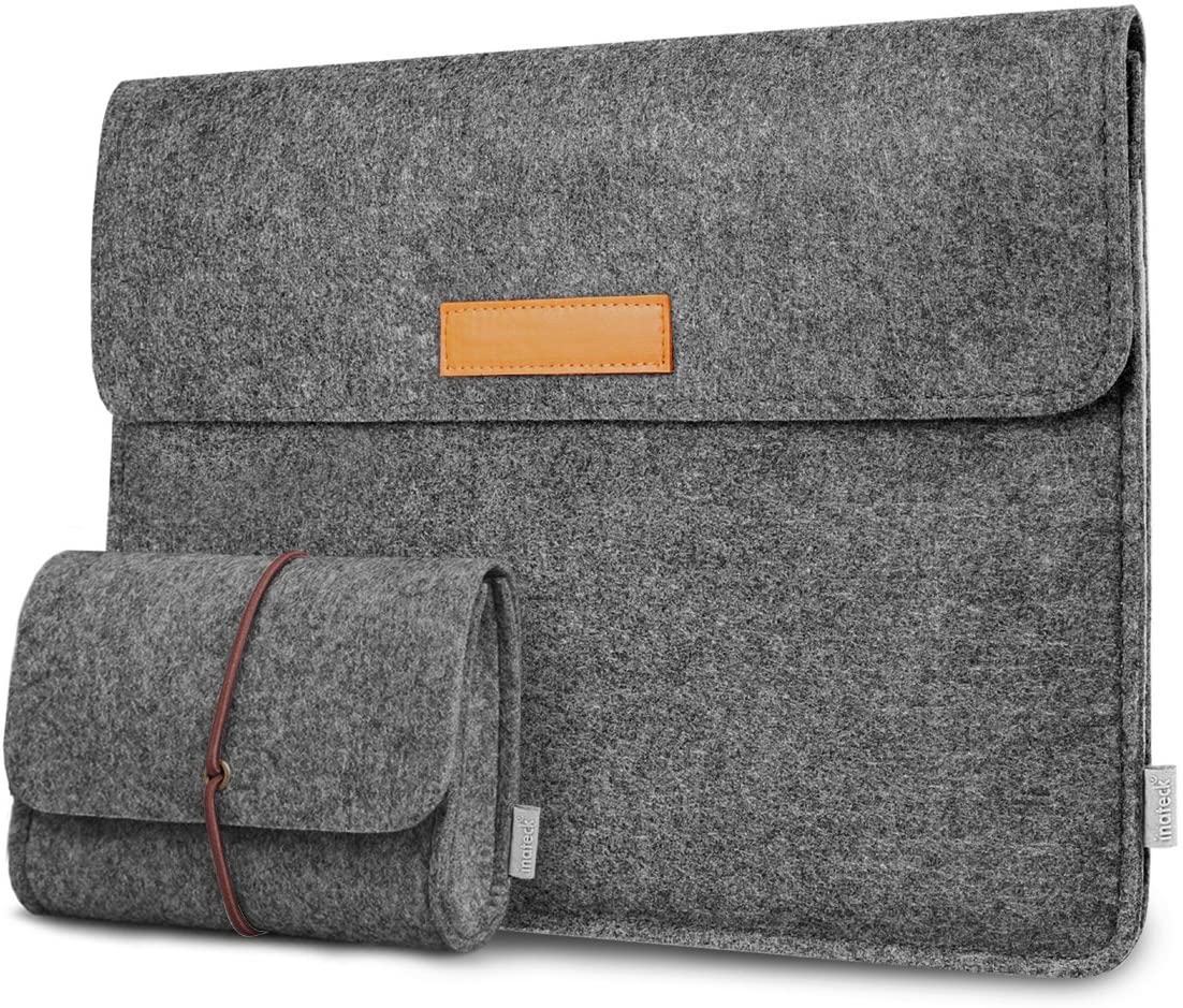 12.9-13インチMacBook Air/Pro/Surface Pro/ iPad pro ラップトップスリーブ SP1003, dark gray - Inateckバックパックジャパン