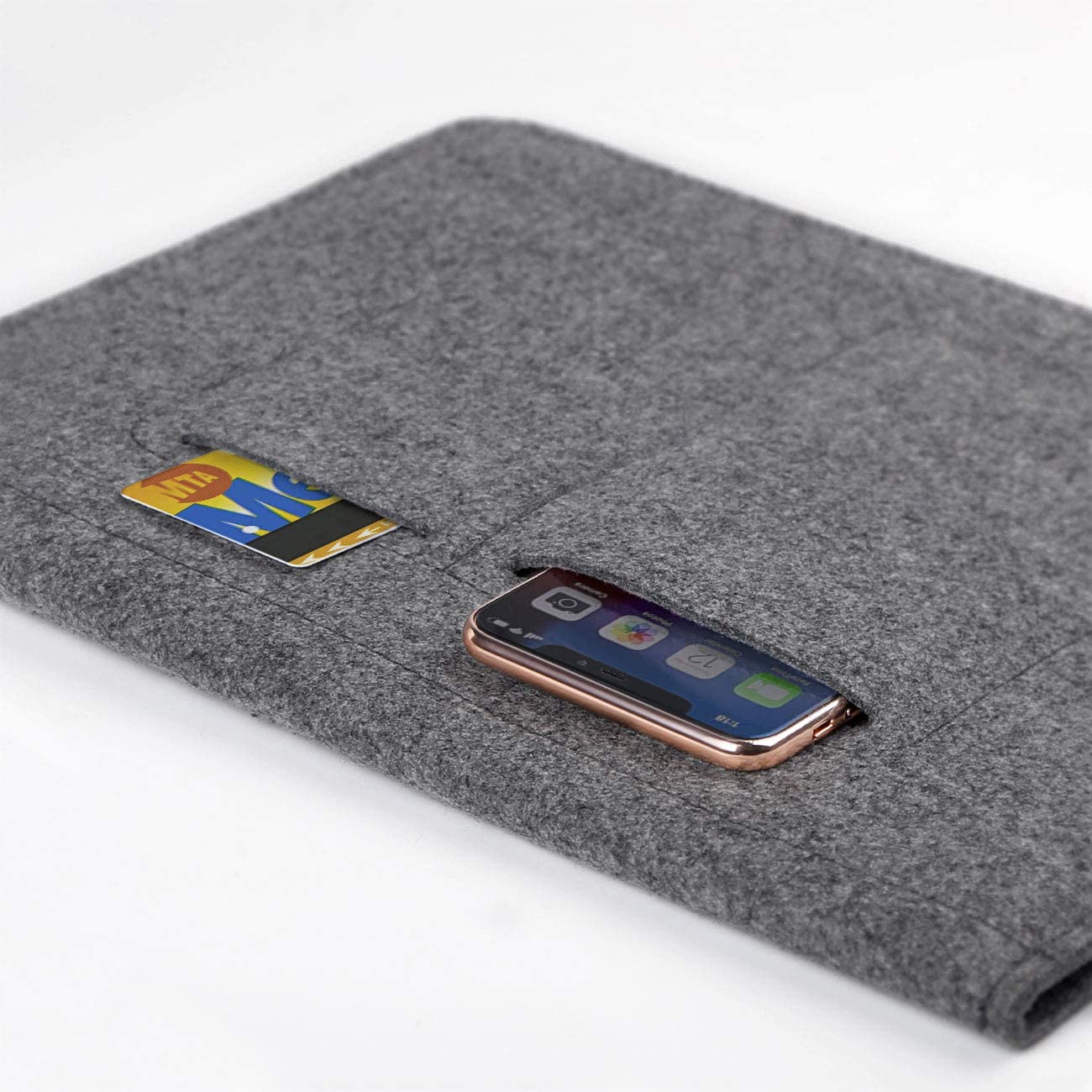 12.9-13インチMacBook Air/Pro/Surface Pro/ iPad pro ラップトップスリーブ SP1003, dark gray - Inateckバックパックジャパン