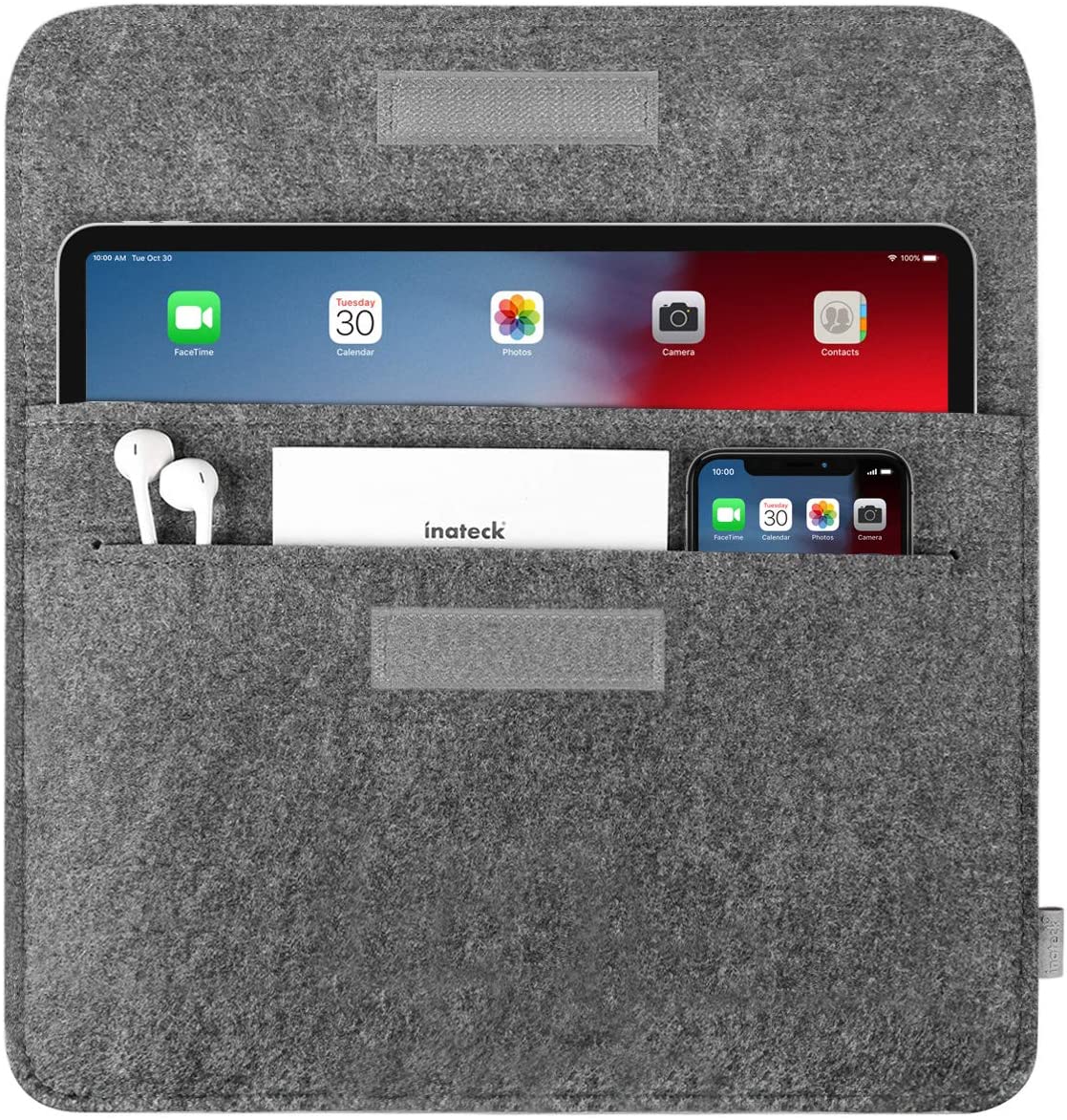 10-11インチ iPad Pro／ Surface Go／Galaxy Tab S ラップトップスリーブ TPB-IP，dark gray - Inateckバックパックジャパン