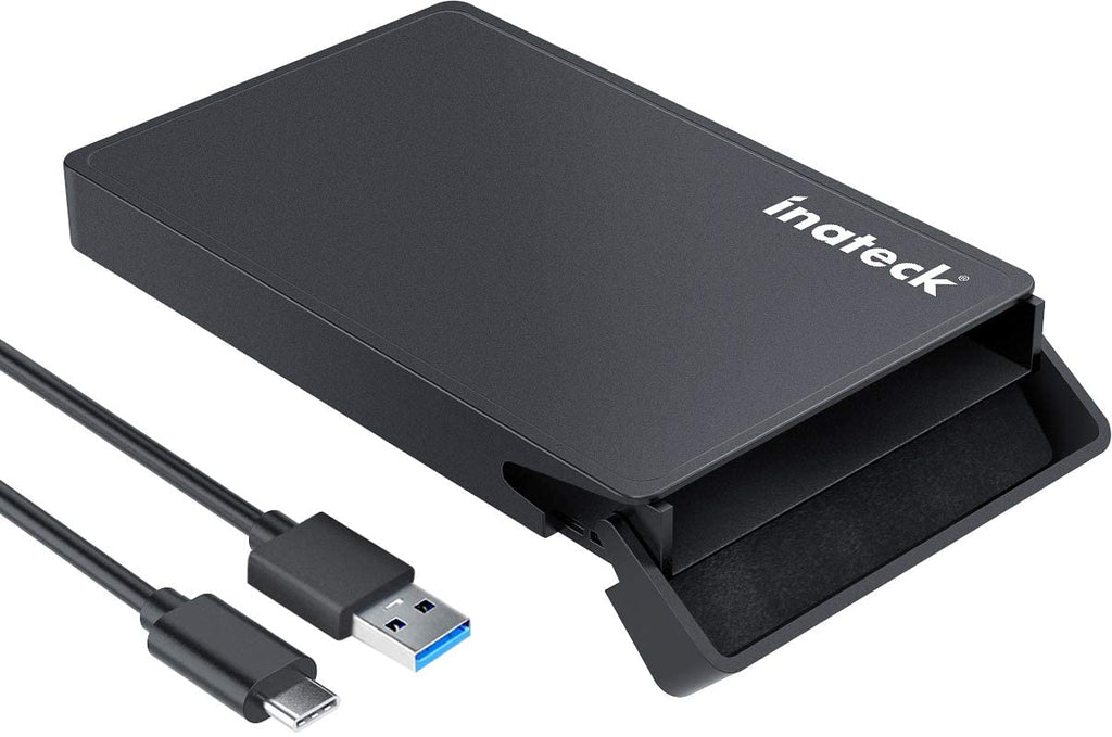 Inateck 2.5インチ HDD ケース、USB-C & USB-A 3.1(Gen1)ケーブル付き、UASPサポート、FE2005AC black - Inateckバックパックジャパン