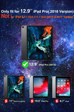 画像をギャラリービューアに読み込む, Inateck iPad Pro 12.9インチキーボードケース 2018、数百種類のバックライトがDIYできる、第3世代のみ対応可能、KB02006 - Inateckバックパックジャパン
