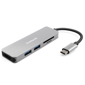 Inateck アルミ製 USB3.1 Gen1タイプCハブ/アダプタ，シルバー，TCH4001 - Inateckバックパックジャパン