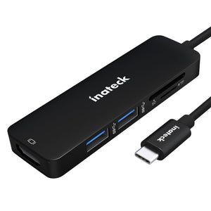 Inateck アルミ製 USB3.1 Gen1タイプCハブ/アダプタ，ブラック，TCH4001 - Inateckバックパックジャパン