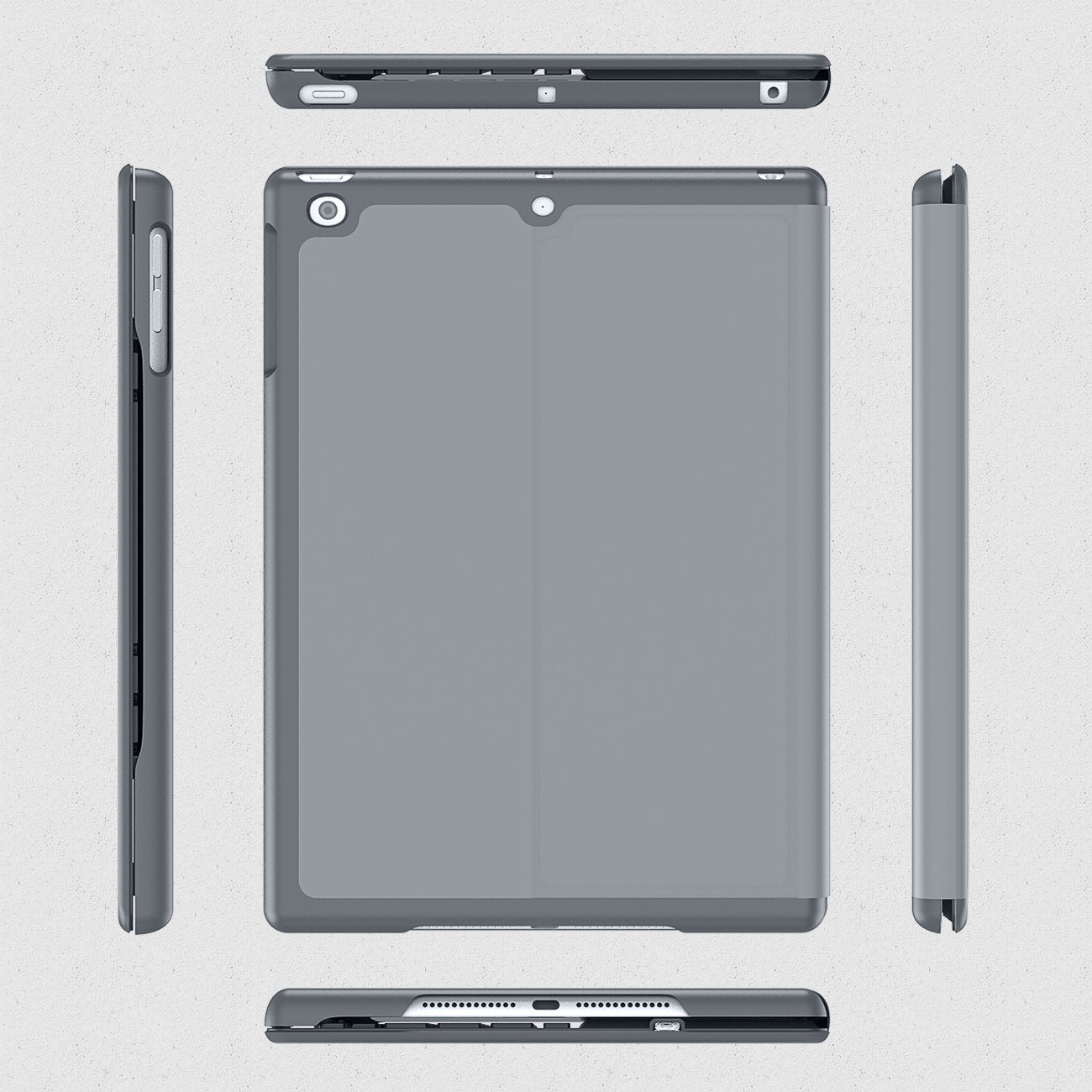Inateck iPad 第6世代（2018）、第5世代（2017）、iPad Air 1用 キーボードカバー,ダークグレー、BK2003 - Inateckバックパックジャパン