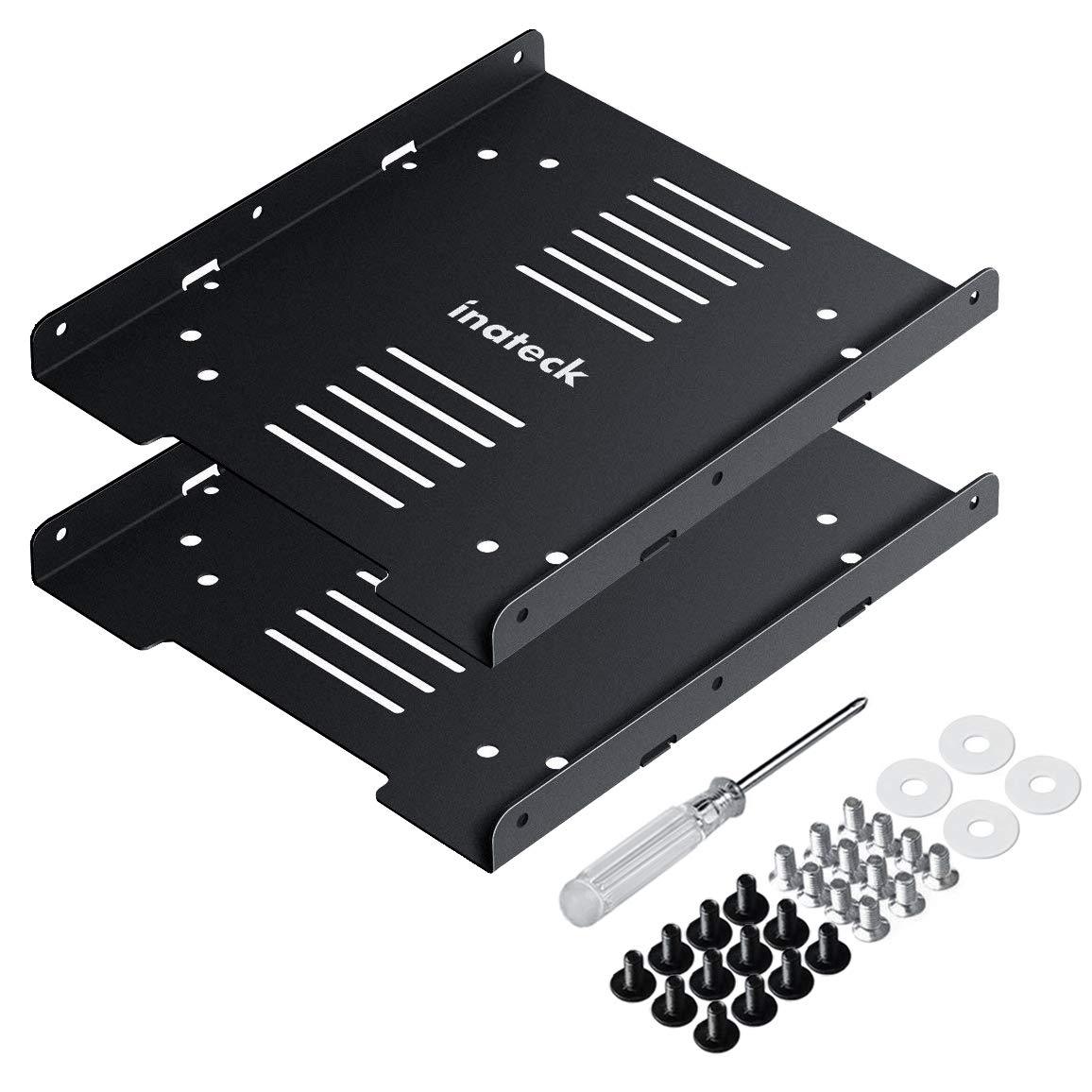Inateck SSDマウントブラケット 2個パック 2.5インチHDD/SSDから3.5インチ内部ハードディスクドライブマウントキットブラケット SA04004 - Inateckバックパックジャパン