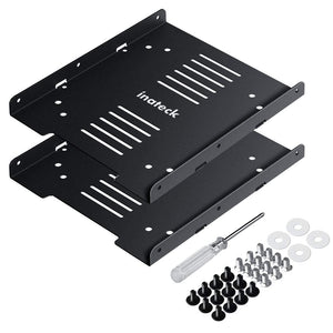 Inateck SSDマウントブラケット 2個パック 2.5インチHDD/SSDから3.5インチ内部ハードディスクドライブマウントキットブラケット SA04004 - Inateckバックパックジャパン