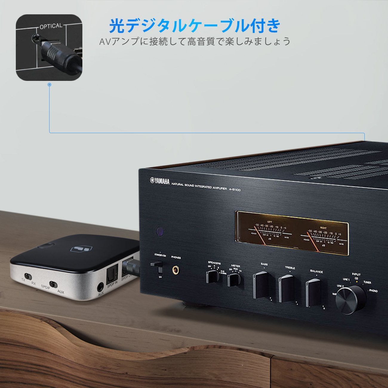 Inateck 2-in-1 Bluetoothトランスミッター&レシーバー、aptX ローレイテンシー対応、BR1005 - Inateckバックパックジャパン